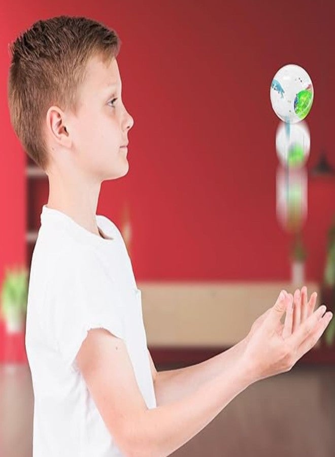 Munmoll Led Flashing Ball Rubber Bouncing Ball Anti-Stress Light LED Anti Stress Gift Fun Toys for Children LED Light Water Bounce Ball Toy Multicolor Light (Water Led Light Boll 4) - Image 3